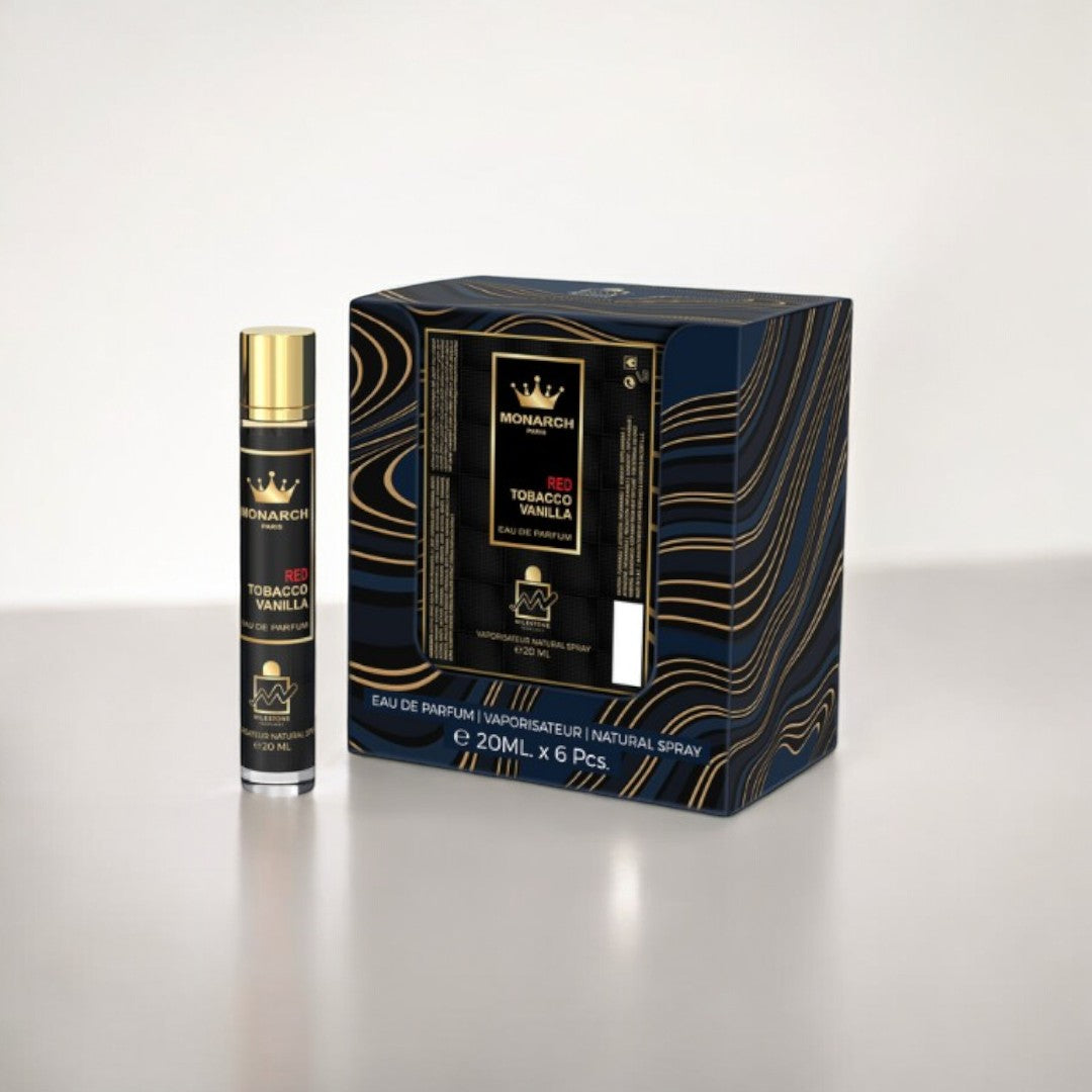 Milestone Red Tobacco Vanilla Eau De Parfum 5x 20ml Plus 1 Free Tester