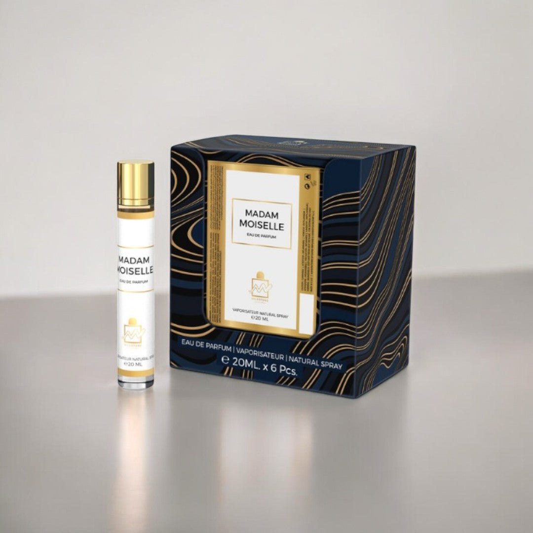 Milestone Madam Moiselle Eau De Parfum 5x 20ml Plus 1 Free Tester