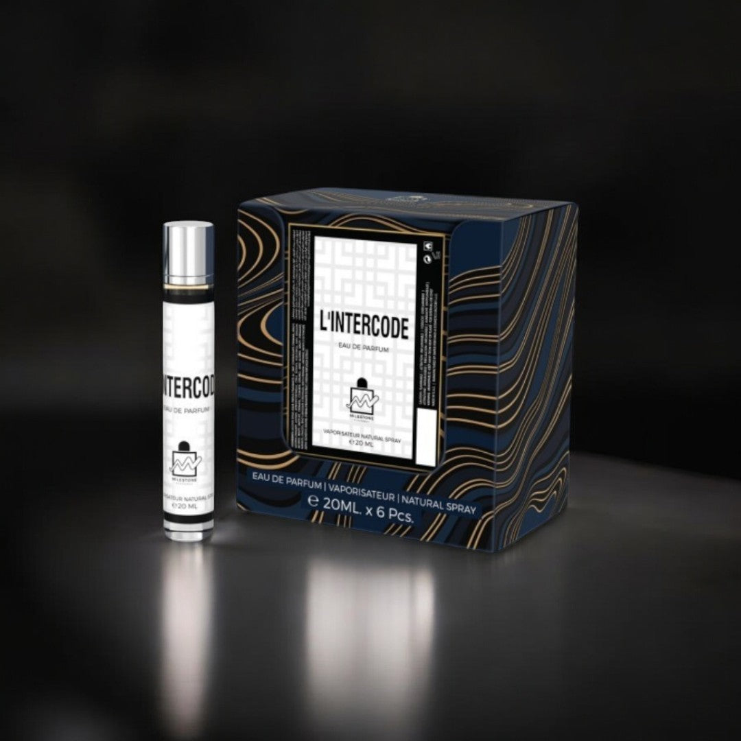 Milestone L'Intercode Eau De Parfum 5x 20ml Plus 1 Free Tester