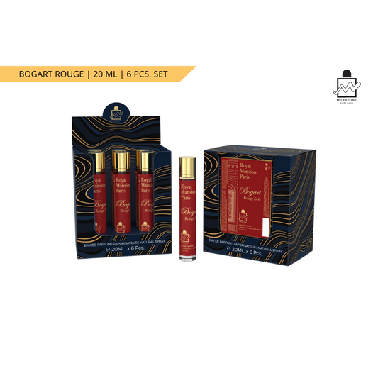 Milestone Bogart Rouge Eau De Parfum 5x 20ml Plus 1 Free Tester