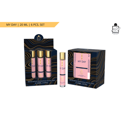 Milestone My Day Eau De Parfum 5x 20ml Plus 1 Free Tester - Lauren Jay Paris