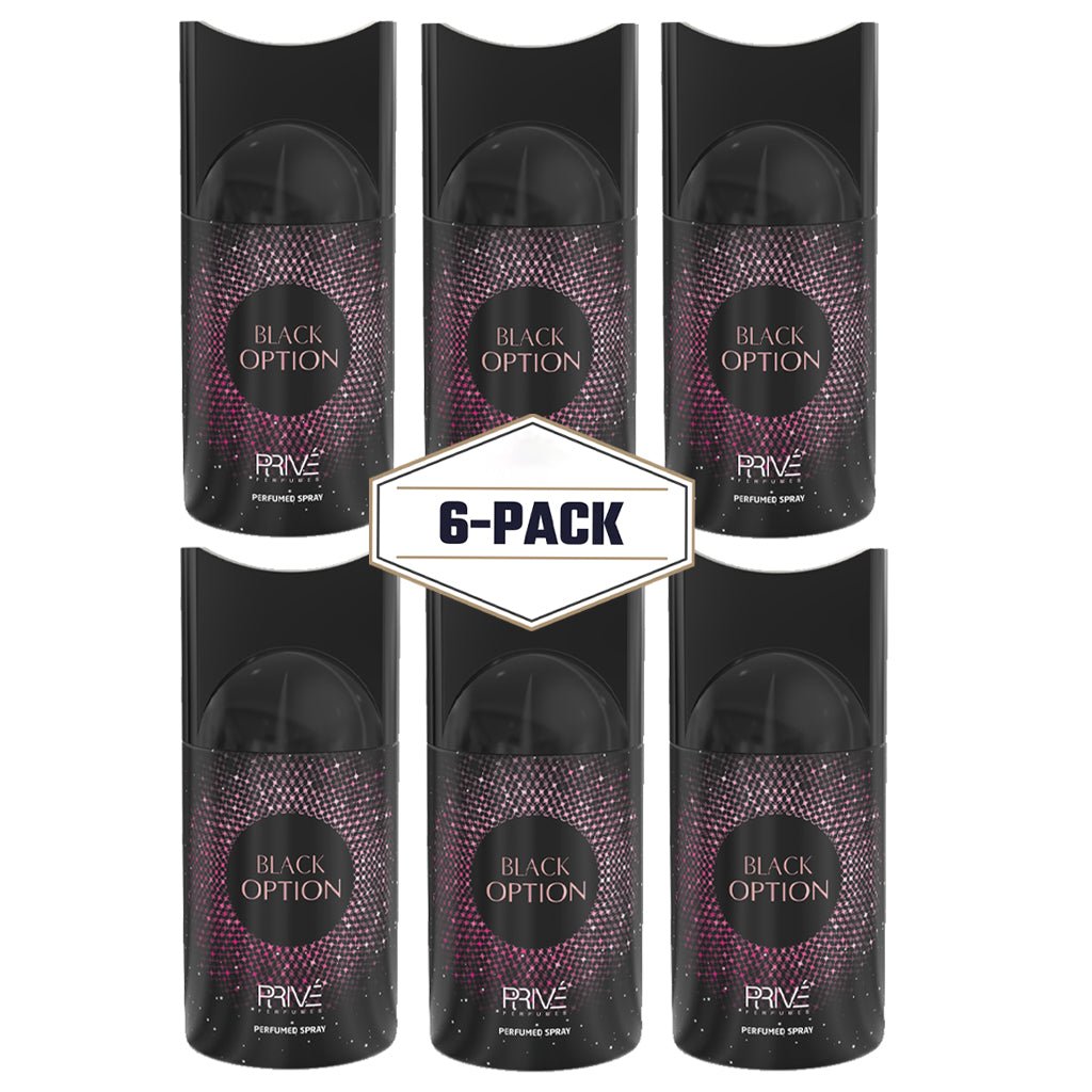 PRIVE Black Option Perfume Deodorant 250ml - Lauren Jay Paris