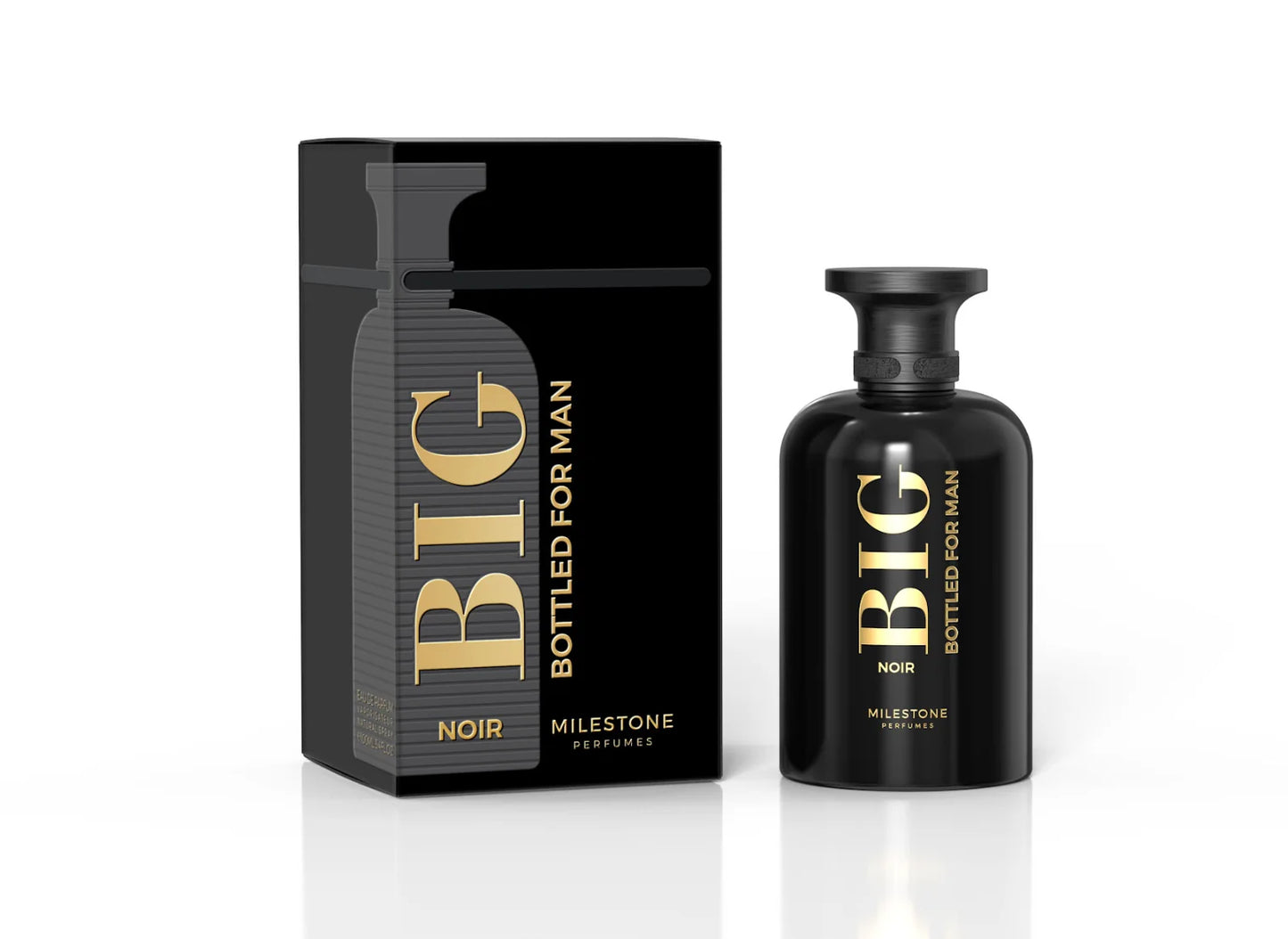 MILESTONE Big Bottled Noir (Pour Homme) 100ML Eau De Parfum