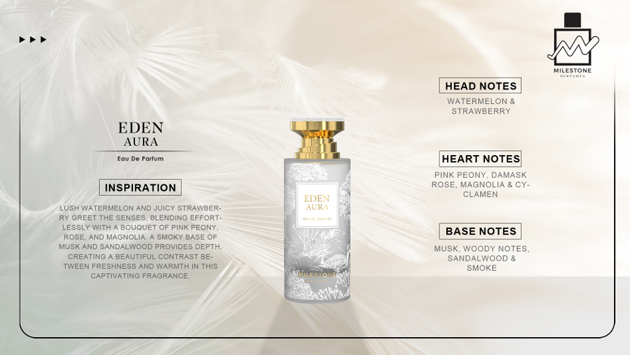 MILESTONE Eden Aura Eau De Parfum 100ml