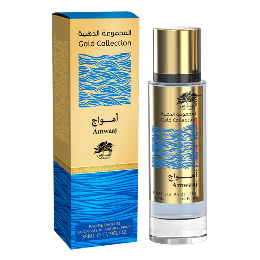 AL FARES Gold Collection Amwaaj Eau De Parfum Higly Concentrated 35ML