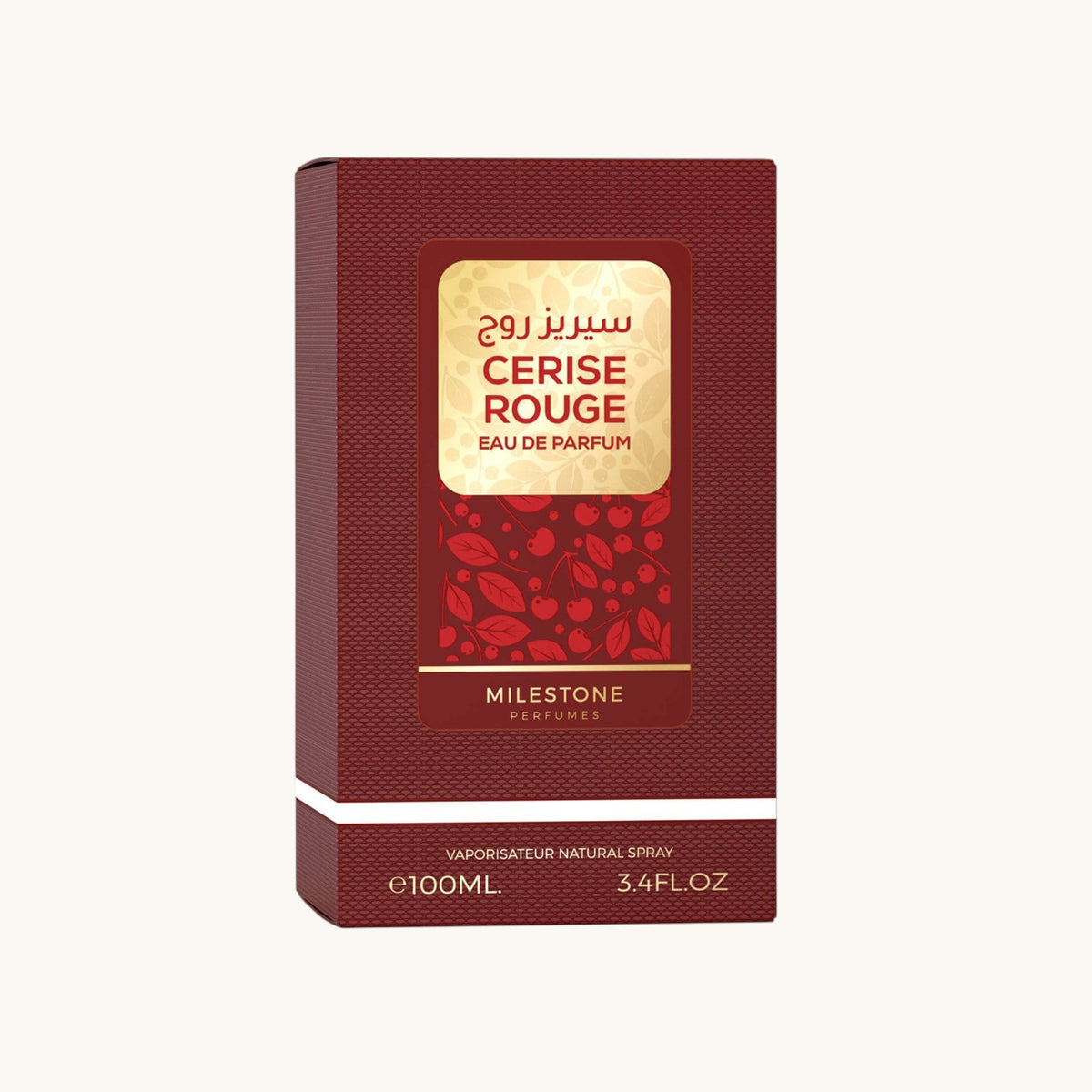 Milestone Cerise Rouge Eau De Parfum 100ml | Inspired by Tom Ford Lost Cherry | Luxury Unisex Cherry Fragrance