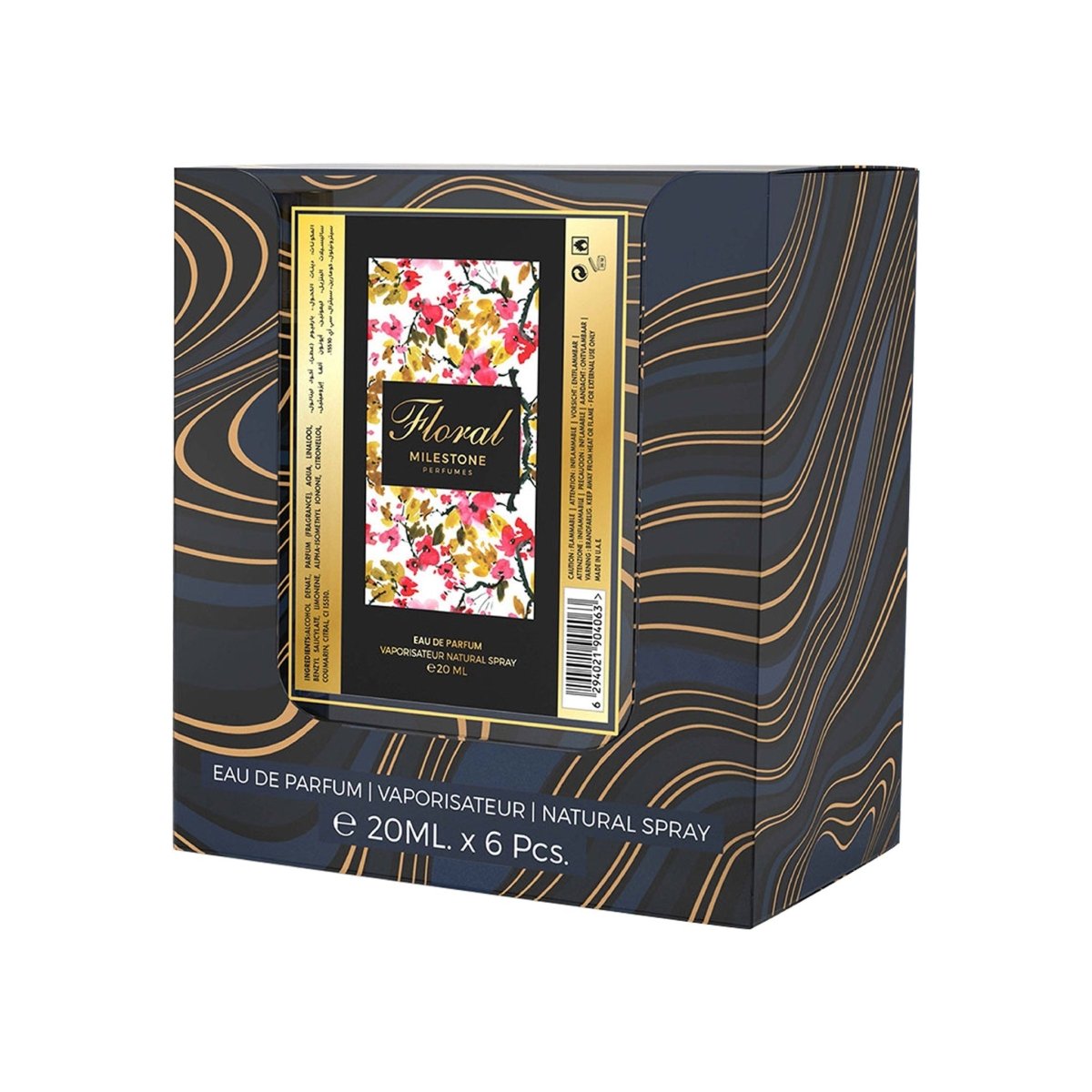MILESTONE FLORAL Unisex Eau De Parfum 6x 20ml - Lauren Jay Paris
