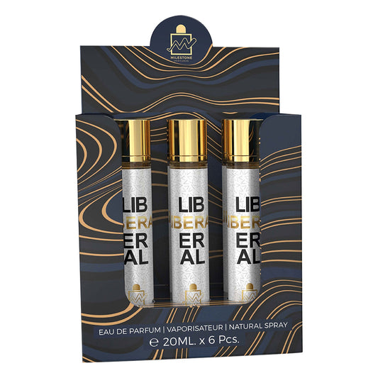 MILESTONE Liberal (Pour Femme) Eau De Parfum 6x 20ml