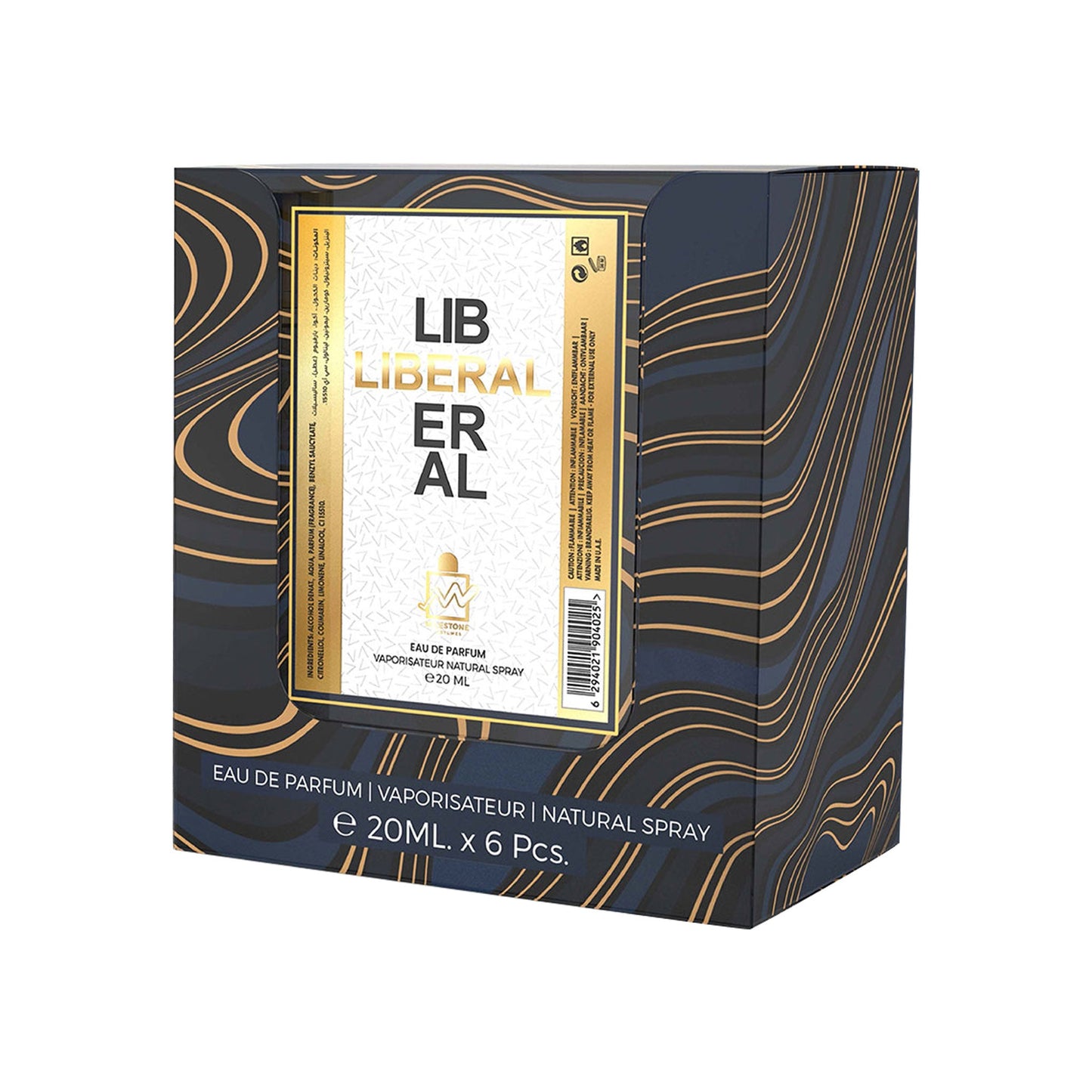 MILESTONE Liberal (Pour Femme) Eau De Parfum 6x 20ml