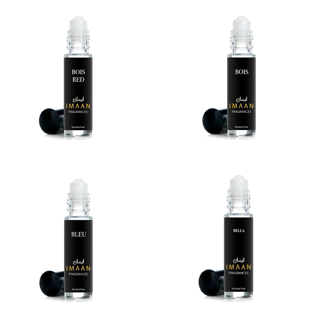 IMAAN PURE OIL FRAGRANCES SET OF 4X 10ML