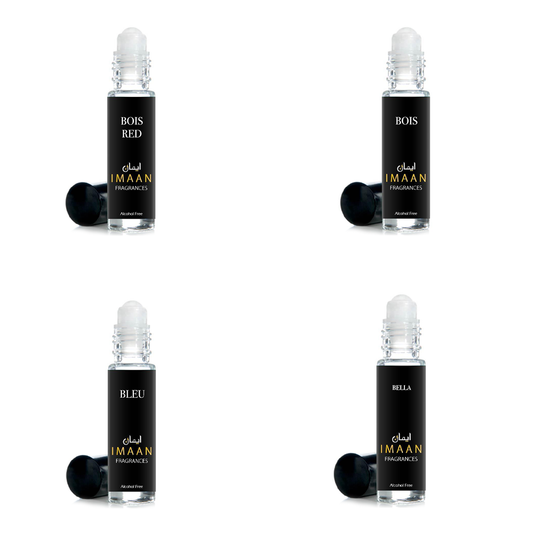 IMAAN PURE OIL FRAGRANCES SET OF 4X 10ML