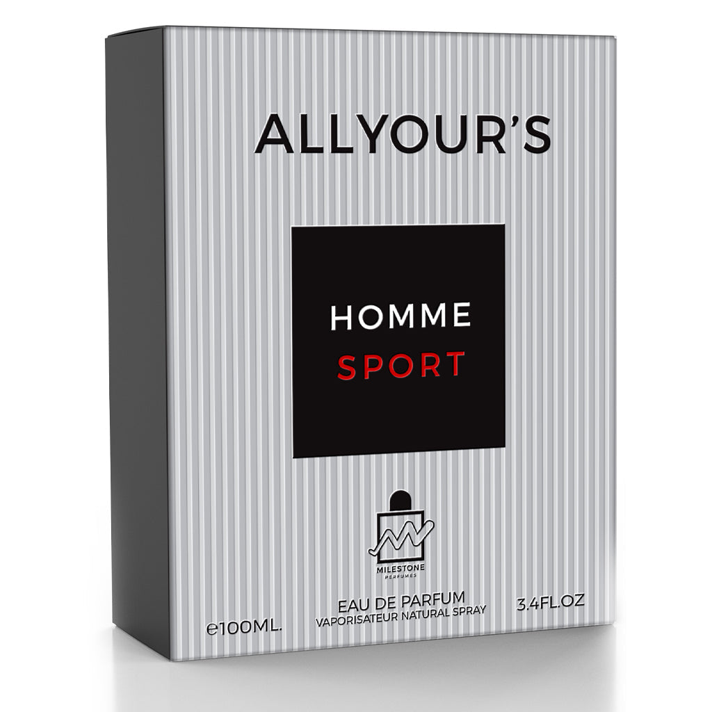 MILESTONE All Yours Homme Sport (Pour Homme) 100ML EDP