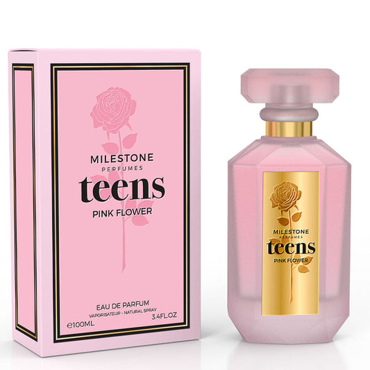 MILESTONE Teens Pink Flower (Pour Femme) 100ML EDP