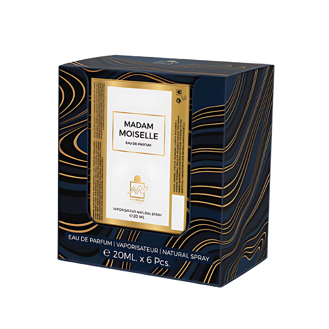 Milestone Madam Moiselle  Eau De Parfum 5x 20ml Plus 1 Free Tester