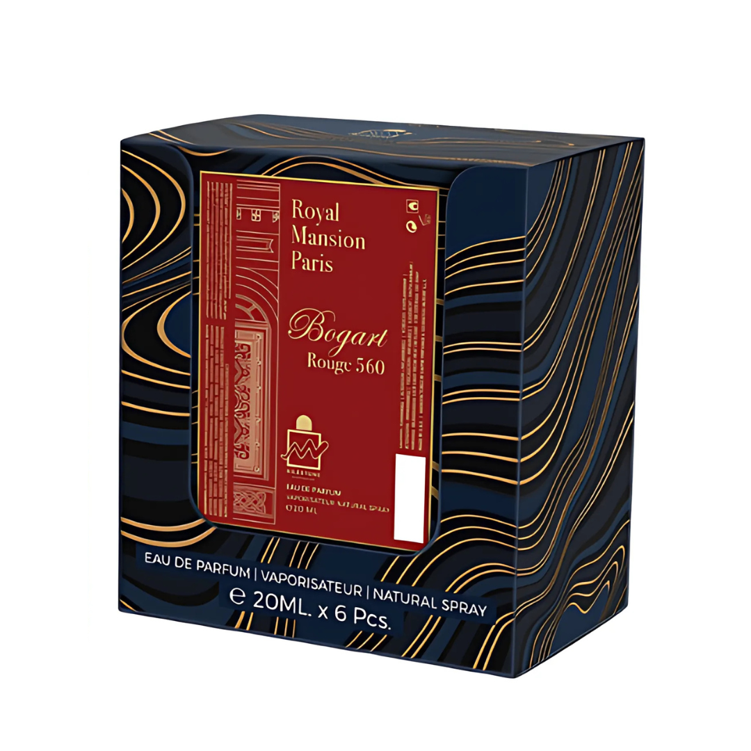 Milestone Bogart Rouge  Eau De Parfum 5x 20ml Plus 1 Free Tester