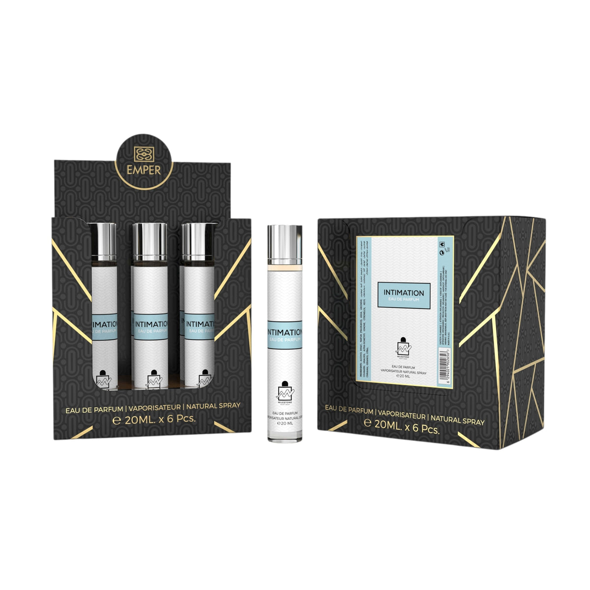 EMPER Intimation Eau De Parfum 5x 20ml Plus 1 Free Tester