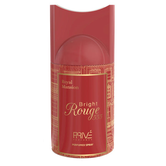 PRIVE Perfume Bright Rouge 555 Deodorant 250ml - Lauren Jay Paris