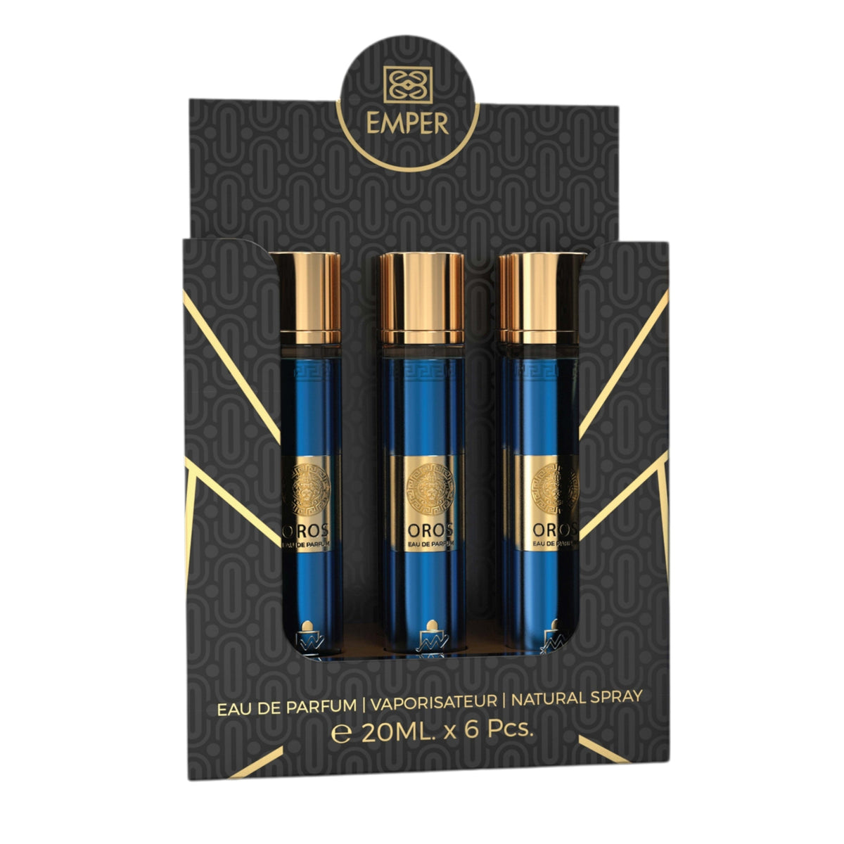 MILESTONE Oros (Pour Homme) Eau De Parfum 5x 20ml Plus 1 Free Tester