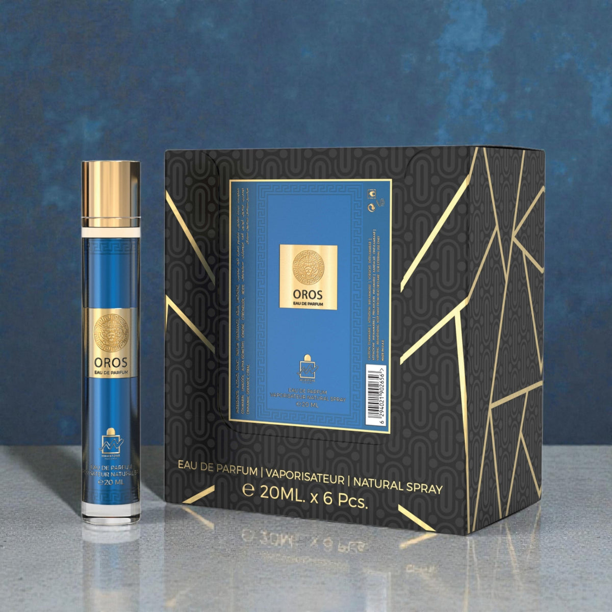 MILESTONE Oros (Pour Homme) Eau De Parfum 5x 20ml Plus 1 Free Tester