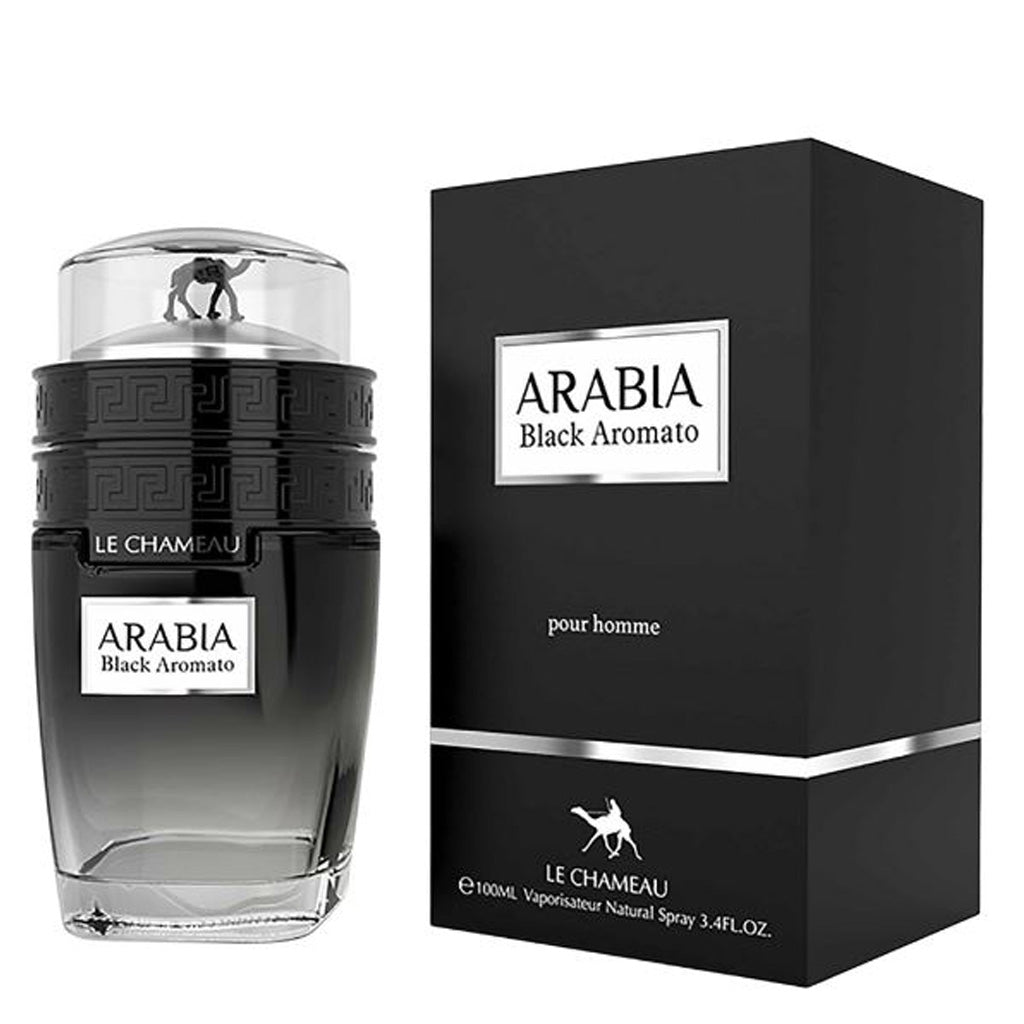 Le Chameau Arabia Black Aromato Eau De Parfum 100ml | Inspired by Nasomatto Black Afgano | Luxury Unisex Oud Fragrance
