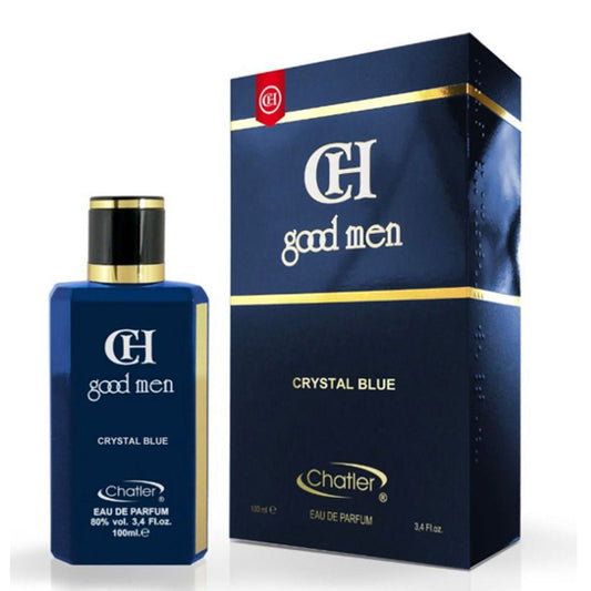 CHATLER CH GOOD MEN CRYSTAL BLUE Eau De Parfum 100ml - Lauren Jay Paris