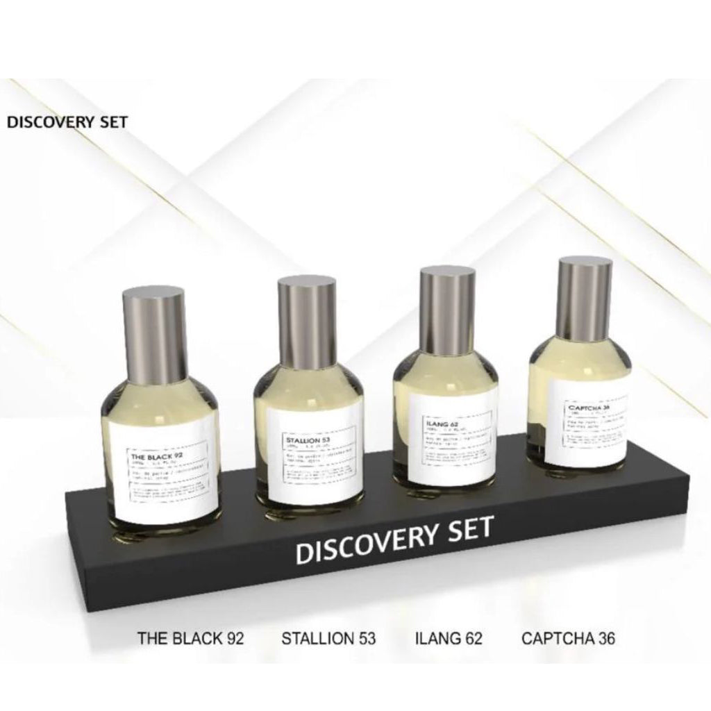 Discovery Set: Stallion 53, Captcha 36, Ilang 62 & The Black 92 (Unisex) 4x  30ML GIFT SET