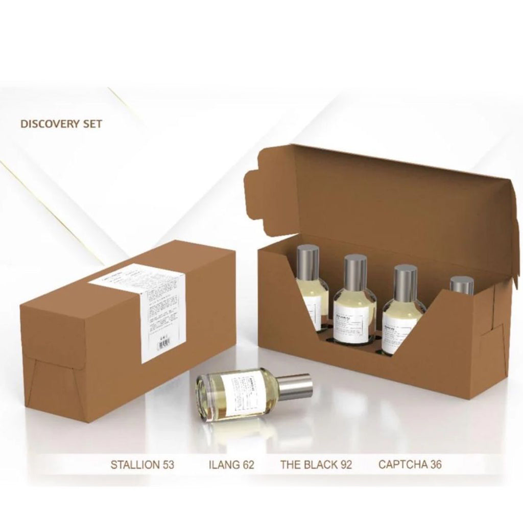Discovery Set: Stallion 53, Captcha 36, Ilang 62 & The Black 92 (Unisex) 4x  30ML GIFT SET