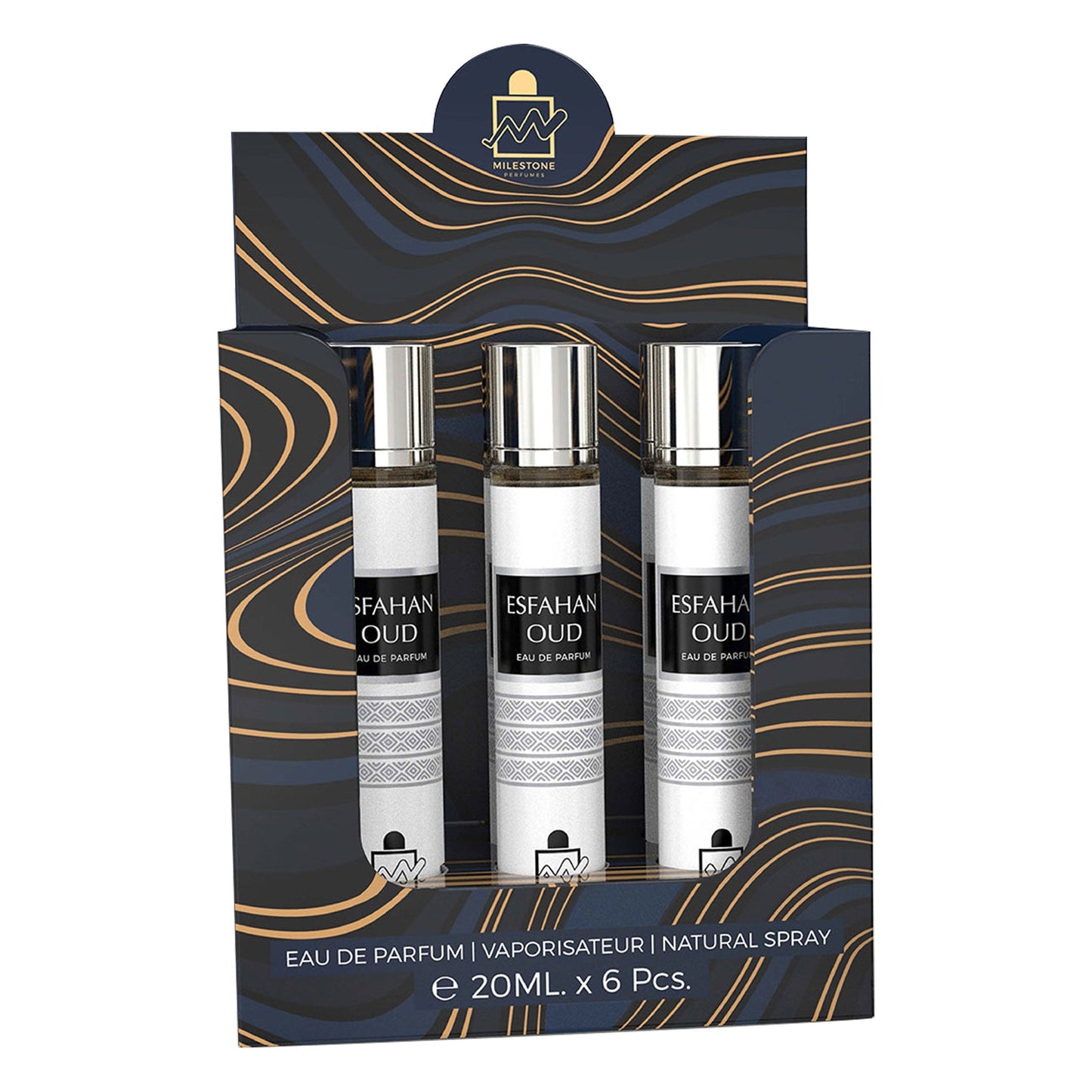 MILESTONE Esfahan Oud (Unisex) Eau De Parfum 6x 20ml