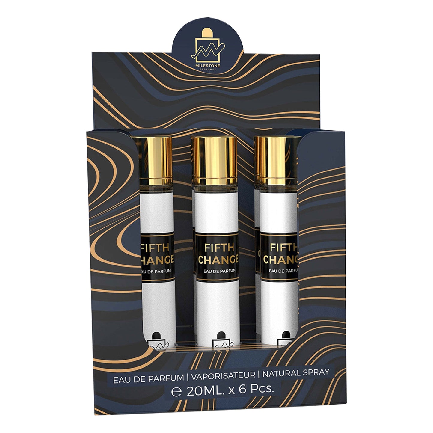MILESTONE FIFTH CHANGE (Pour Femma) Eau De Parfum 6x 20ml
