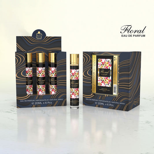 MILESTONE FLORAL Unisex Eau De Parfum  6x 20ml