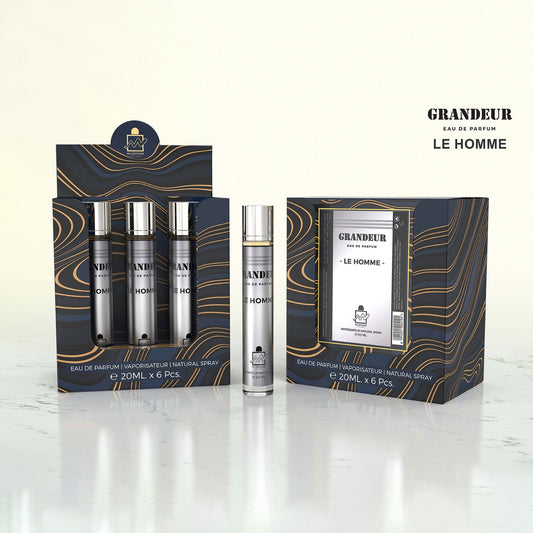 MILESTONE Grandeur Le Homme Eau De Parfum 6x 20ml