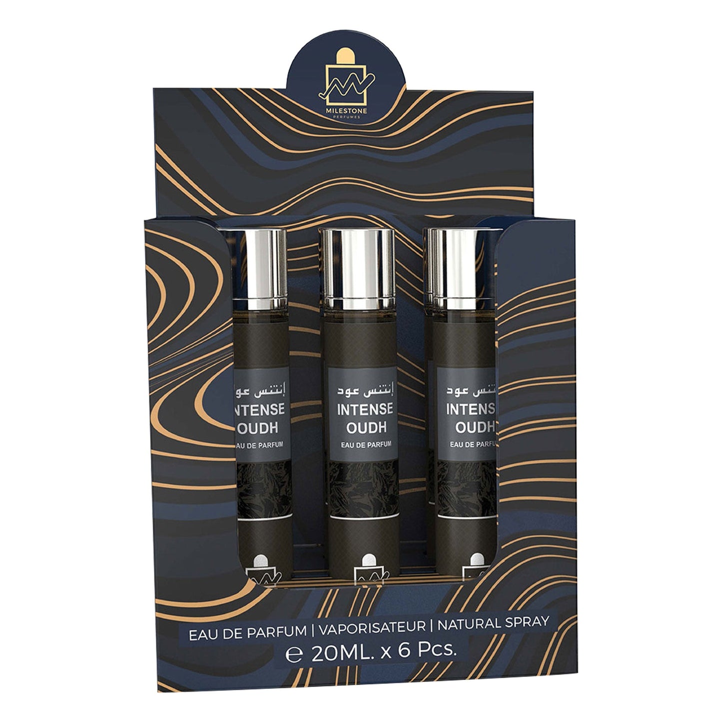 MILESTONE INTENSE OUDH  Unisex Eau De Parfum 6x 20ml