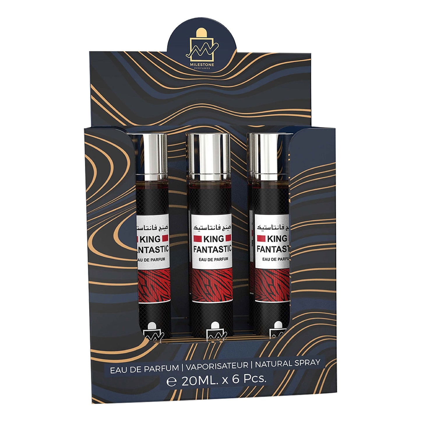 MILESTONE King Fantastic Unisex Eau De Parfum 6x 20ml