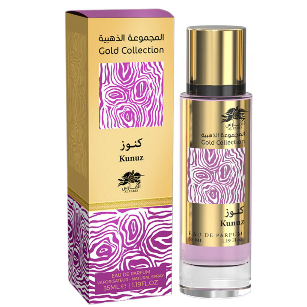 AL FARES Gold Collection Kunuz Eau De Parfum Higly Concentrated 35ML
