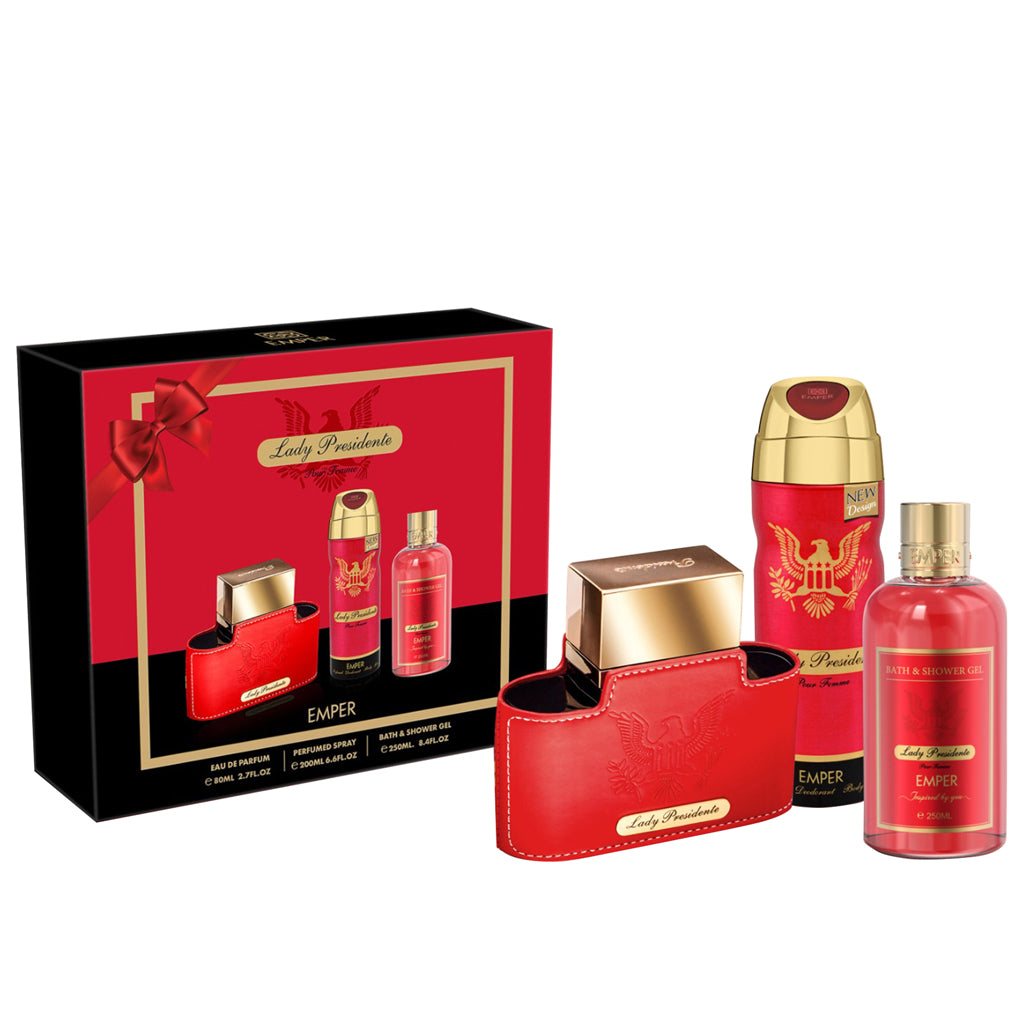 Lady President 3 in 1 Gift Set By Emper