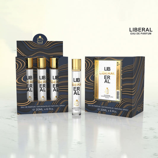 MILESTONE Liberal (Pour Femme) Eau De Parfum 6x 20ml
