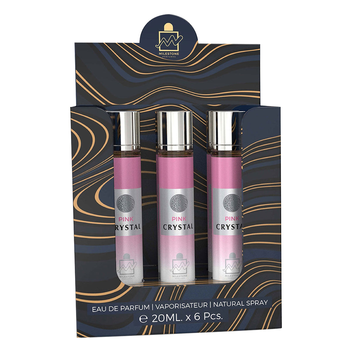 EMPER Pink Crystal Pink Crystal Eau De Parfum 5x 20ml Plus 1 Free Tester