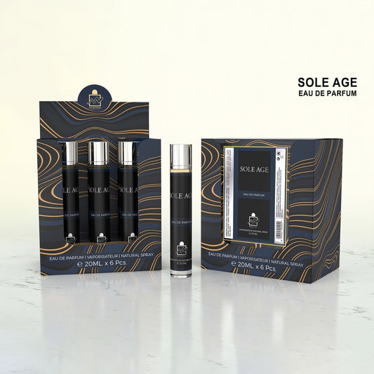 MILESTONE SOLE AGE Pour Homme Eau De Parfum 6x 20ml